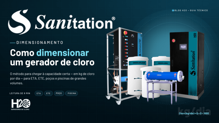 Como dimensionar um gerador de cloro