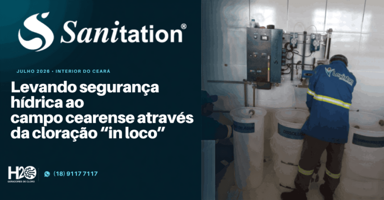 Segurança hidrica para o campo através de geradores de cloro